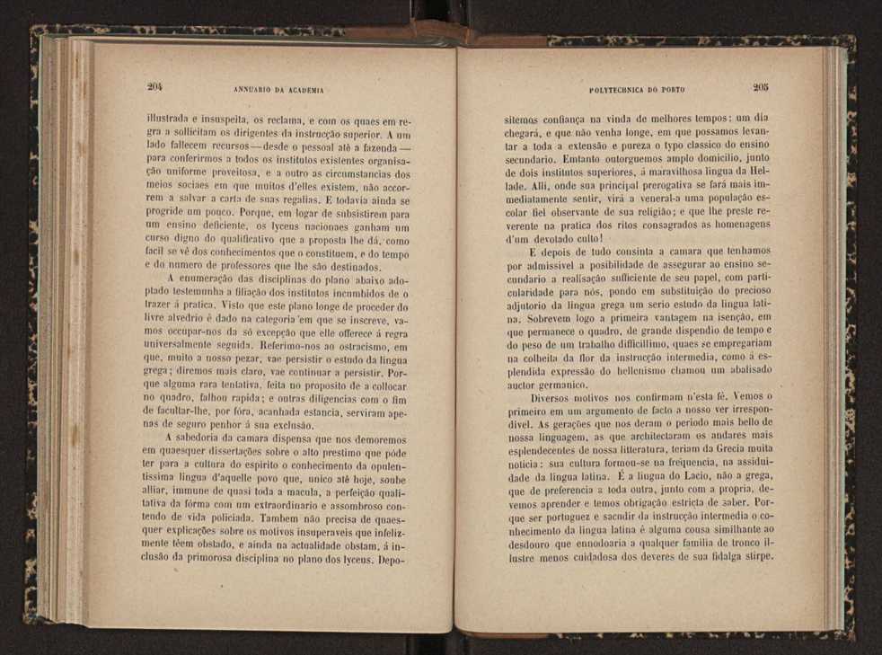 Annuario da Academia Polytechnica do Porto. A. 18 (1894-1895) / Ex. 2 104