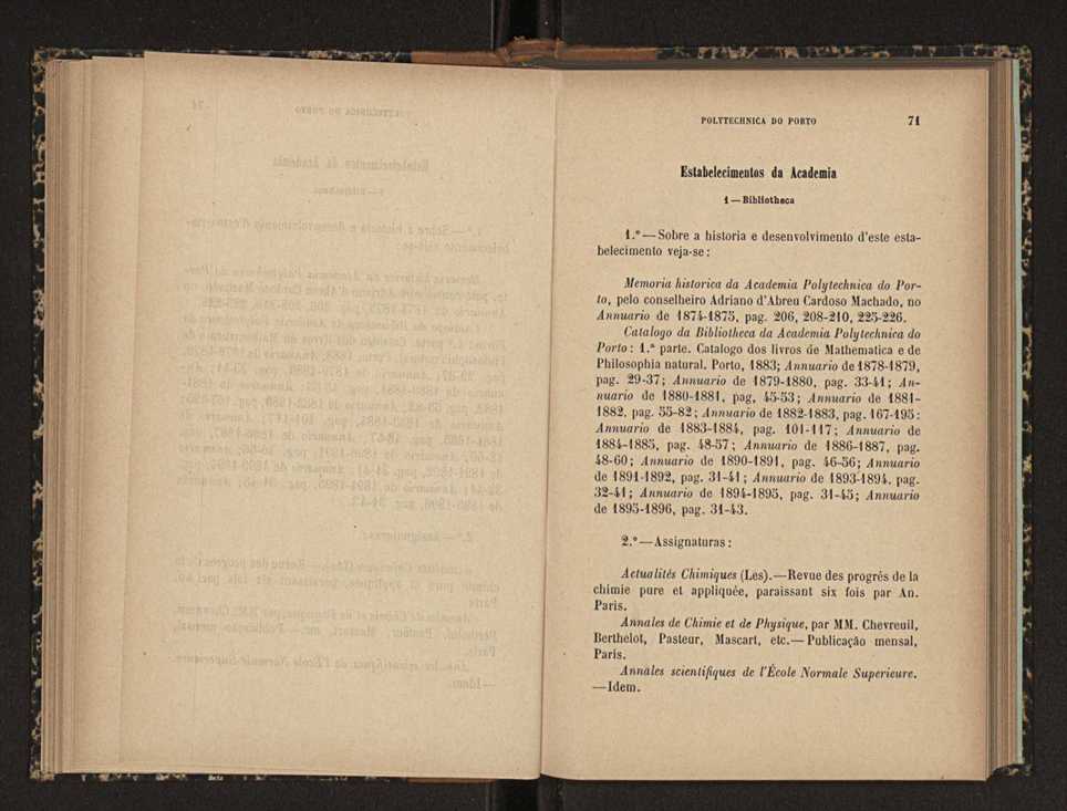 Annuario da Academia Polytechnica do Porto. A. 20 (1896-1897) / Ex. 2 38