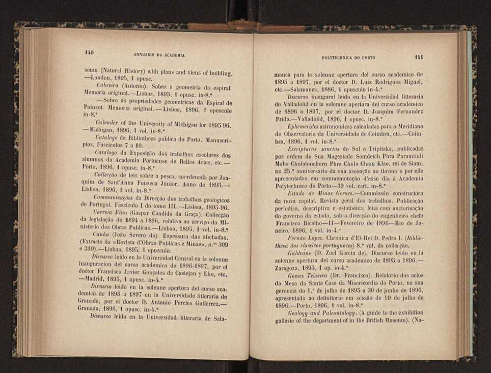 Annuario da Academia Polytechnica do Porto. A. 20 (1896-1897) / Ex. 2 73