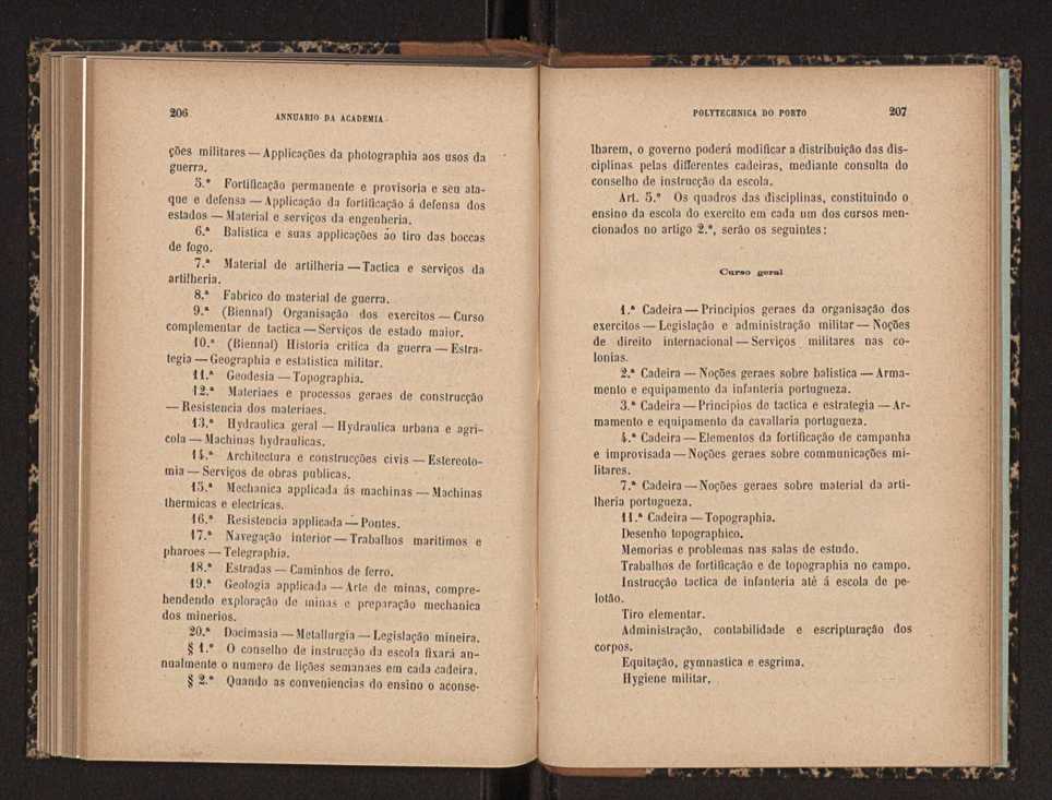 Annuario da Academia Polytechnica do Porto. A. 20 (1896-1897) / Ex. 2 106