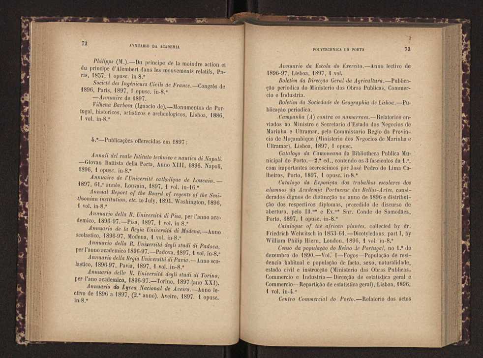 Annuario da Academia Polytechnica do Porto. A. 21 (1897-1898) / Ex. 2 39