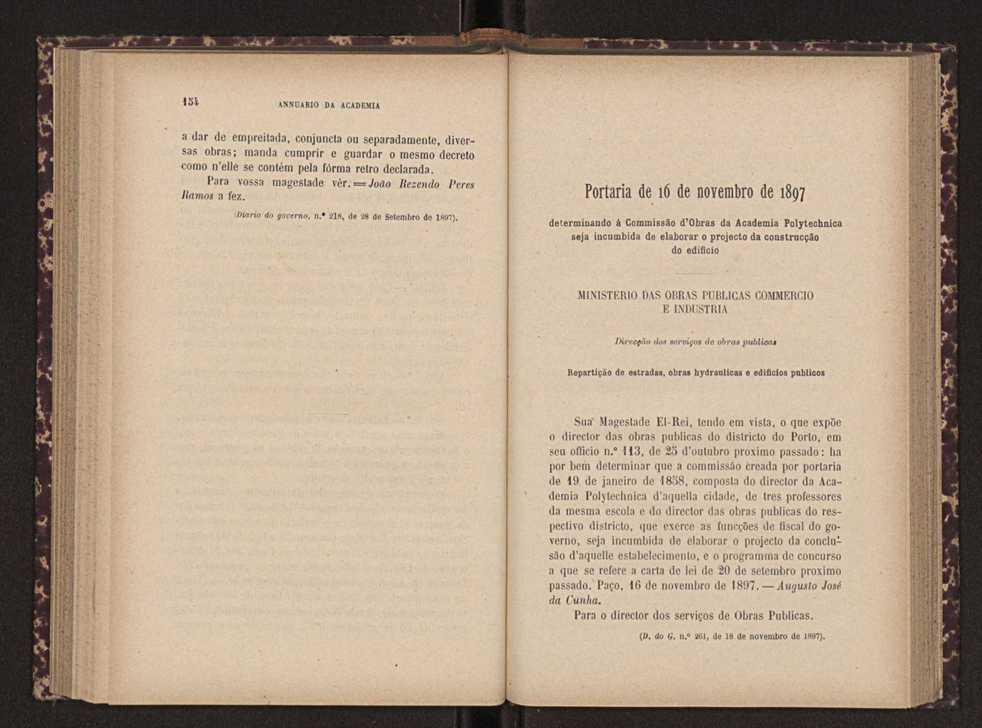 Annuario da Academia Polytechnica do Porto. A. 21 (1897-1898) / Ex. 2 80