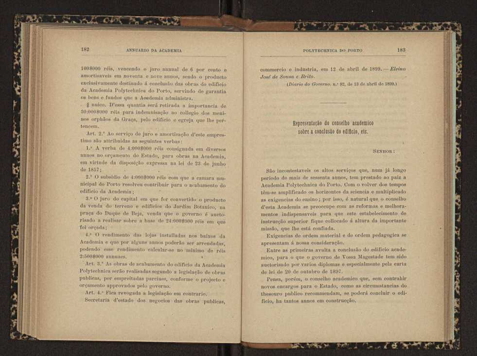 Annuario da Academia Polytechnica do Porto. A. 22 (1898-1899) / Ex. 2 98
