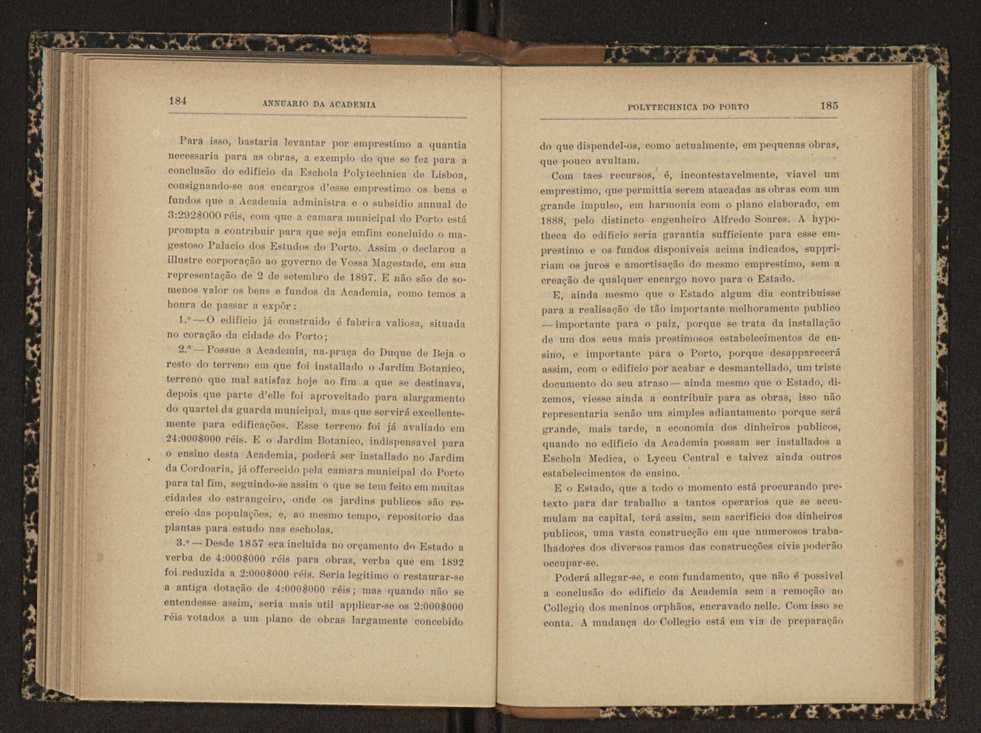Annuario da Academia Polytechnica do Porto. A. 22 (1898-1899) / Ex. 2 99