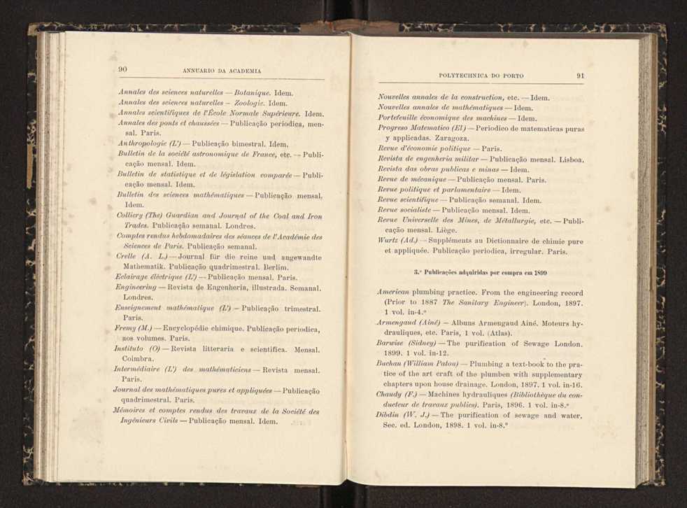 Annuario da Academia Polytechnica do Porto. A. 23 (1899-1900) / Ex. 2 49