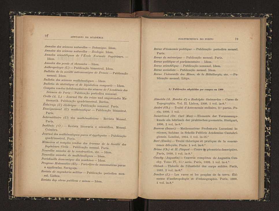 Annuario da Academia Polytechnica do Porto. A. 24 (1900-1901) / Ex. 2 39