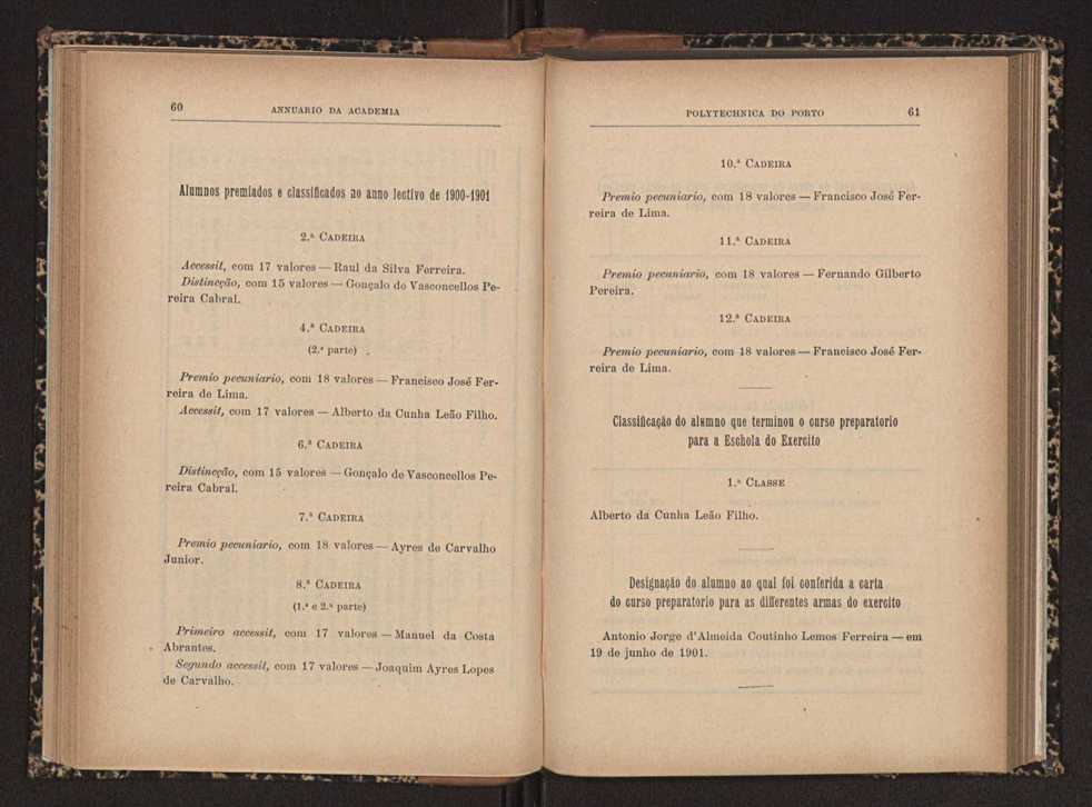 Annuario da Academia Polytechnica do Porto. A. 25 (1901-1902) / Ex. 2 36