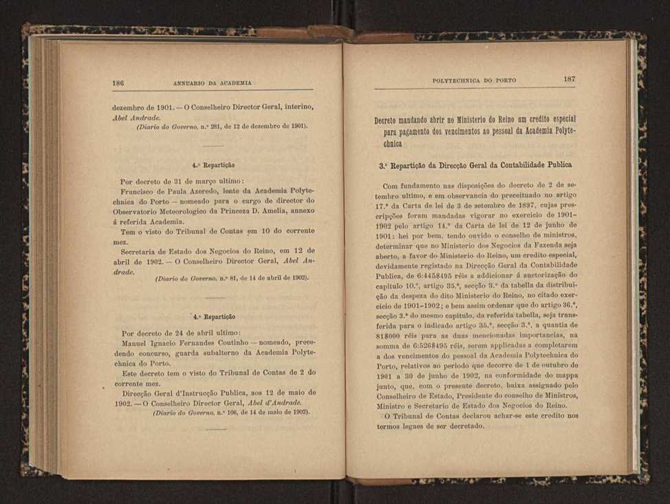 Annuario da Academia Polytechnica do Porto. A. 25 (1901-1902) / Ex. 2 101
