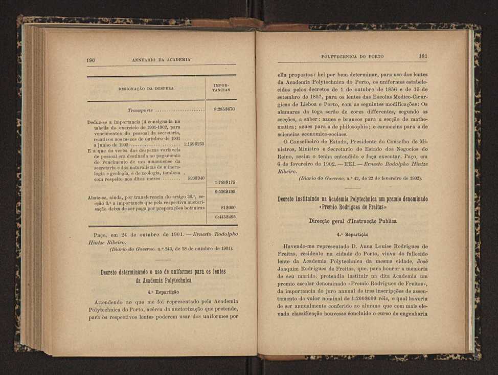 Annuario da Academia Polytechnica do Porto. A. 25 (1901-1902) / Ex. 2 103