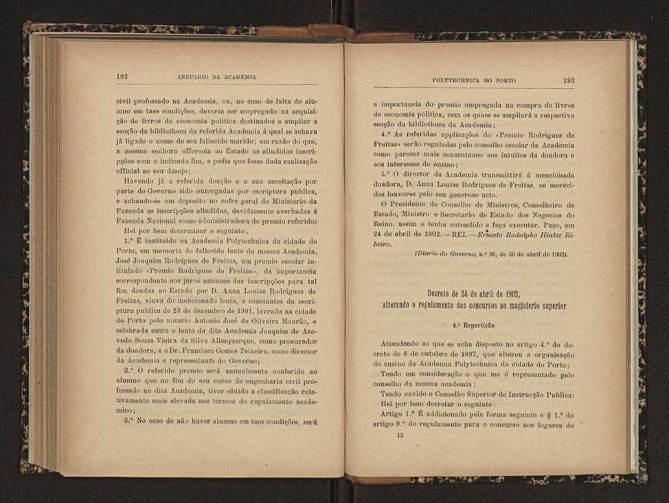 Annuario da Academia Polytechnica do Porto. A. 25 (1901-1902) / Ex. 2 104