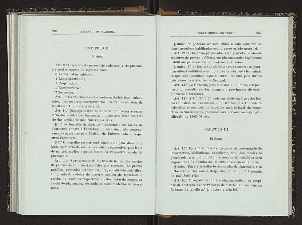Annuario da Academia Polytechnica do Porto. A. 26 (1902-1903) / Ex. 2 124