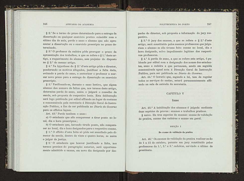 Annuario da Academia Polytechnica do Porto. A. 26 (1902-1903) / Ex. 2 131