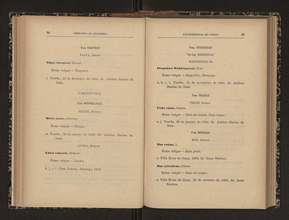 Annuario da Academia Polytechnica do Porto. A. 27 (1903-1904) / Ex. 2 52