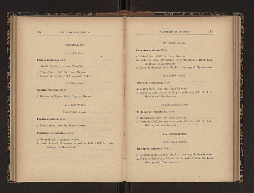 Annuario da Academia Polytechnica do Porto. A. 27 (1903-1904) / Ex. 2 73