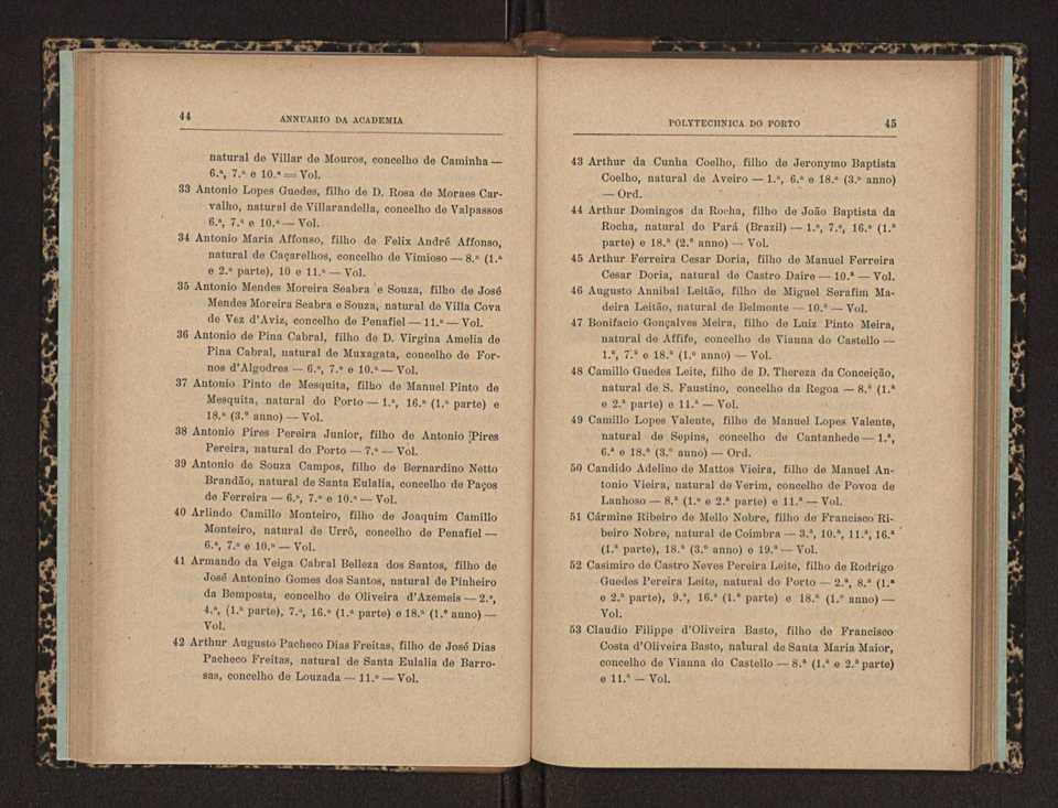 Annuario da Academia Polytechnica do Porto. A. 28 (1904-1905) / Ex. 2 26