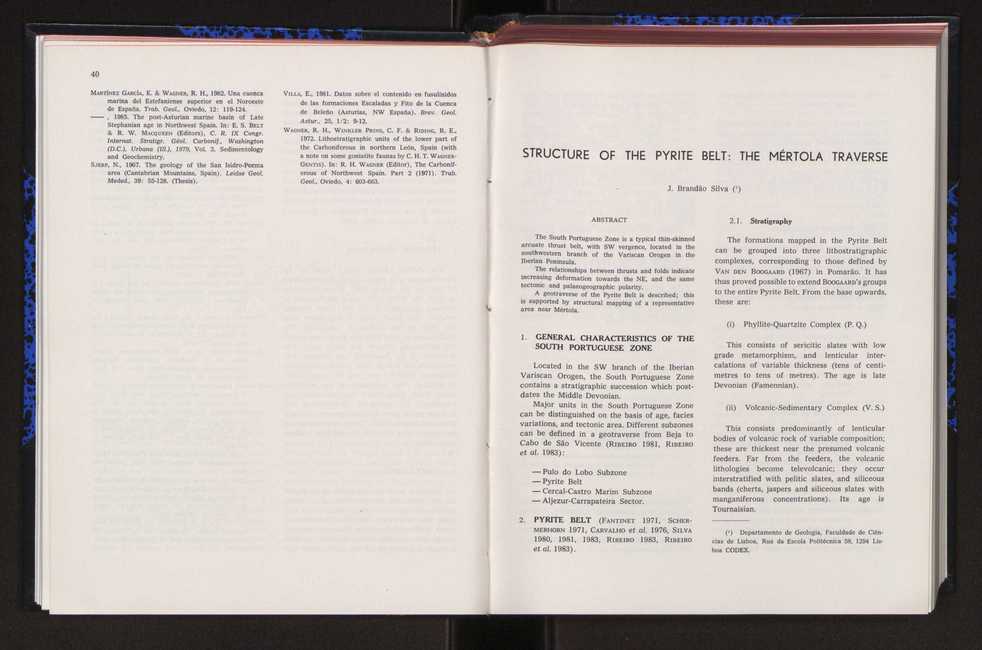 Anais da Faculdade de Cincias : supplement to volume 64 (1983) : special volume in honour of Wenceslau de Lima, palaeobotanist and statesman (1858-1919) 41