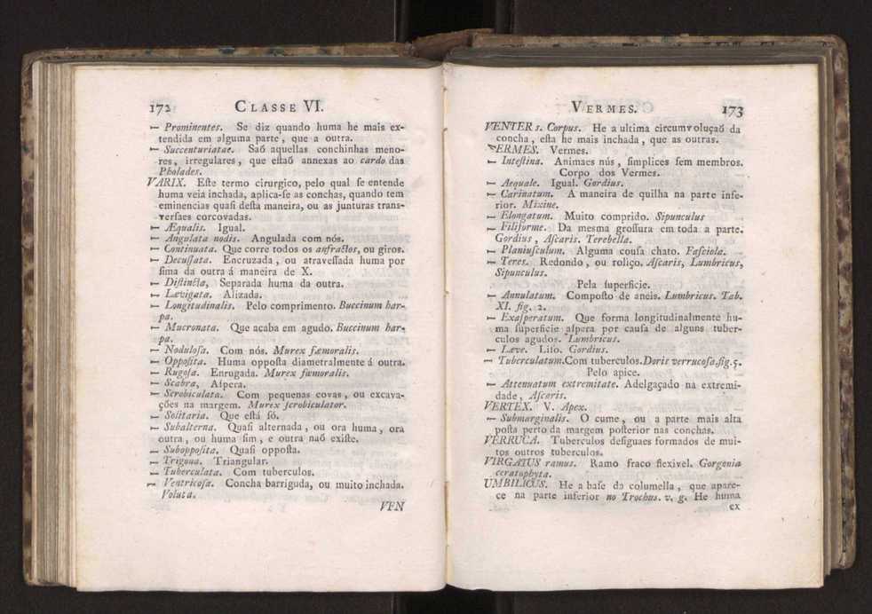 Diccionario dos termos technicos de historia natural extrahidos das obras de Linno ...:Memoria sobre a utilidade dos jardins botanicos 110
