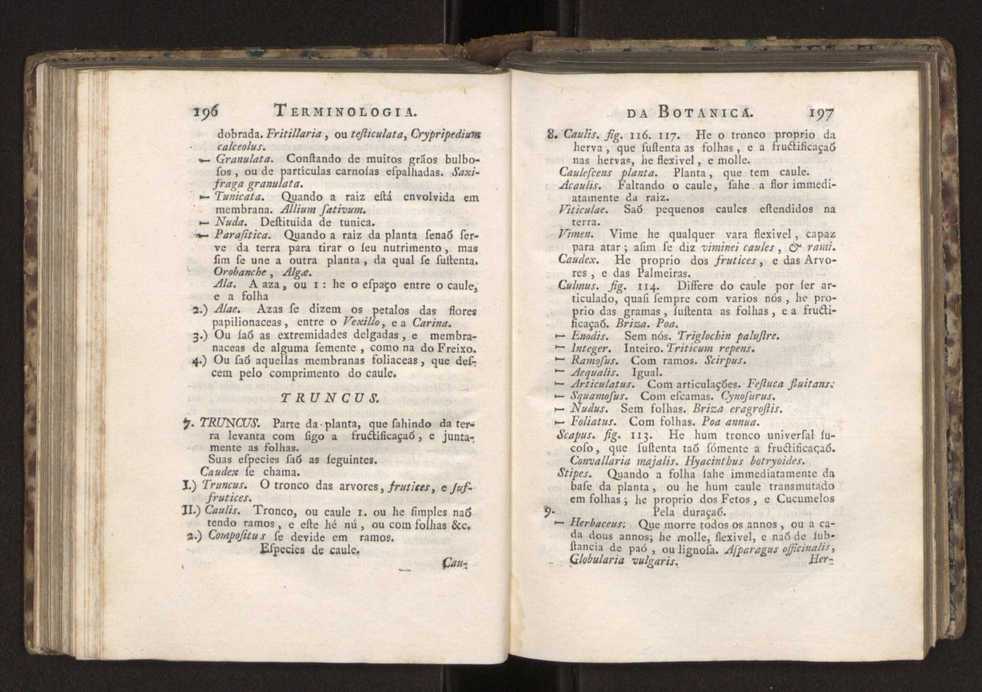 Diccionario dos termos technicos de historia natural extrahidos das obras de Linno ...:Memoria sobre a utilidade dos jardins botanicos 122