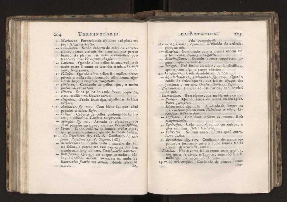 Diccionario dos termos technicos de historia natural extrahidos das obras de Linno ...:Memoria sobre a utilidade dos jardins botanicos 126
