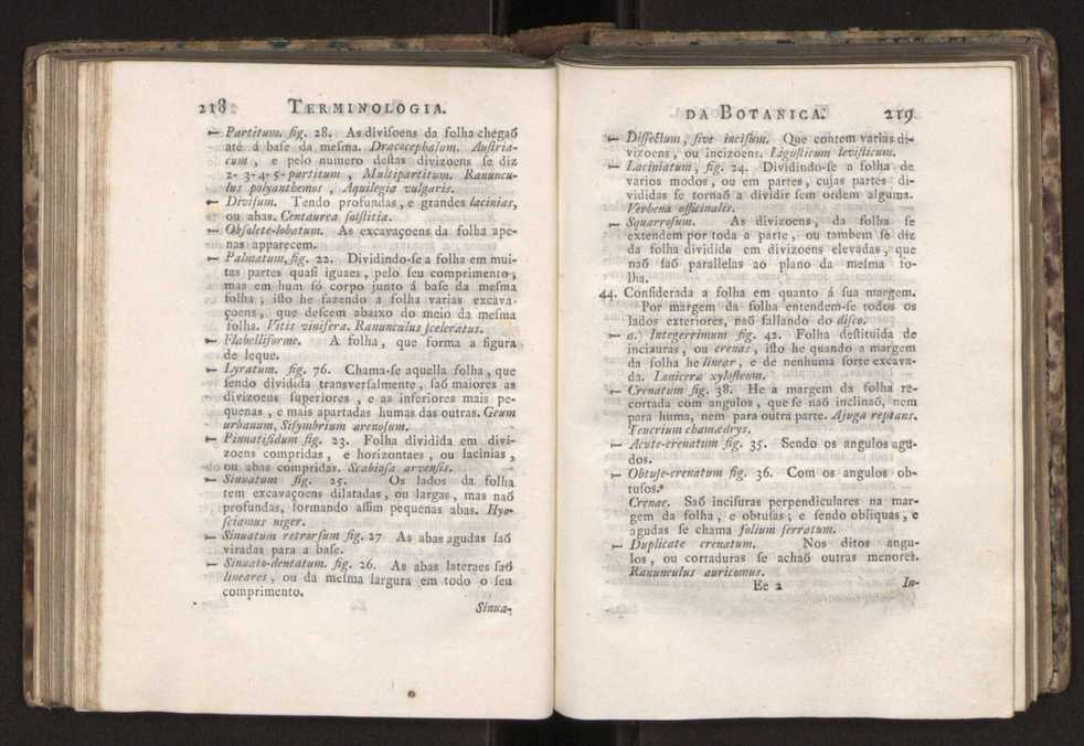 Diccionario dos termos technicos de historia natural extrahidos das obras de Linno ...:Memoria sobre a utilidade dos jardins botanicos 133