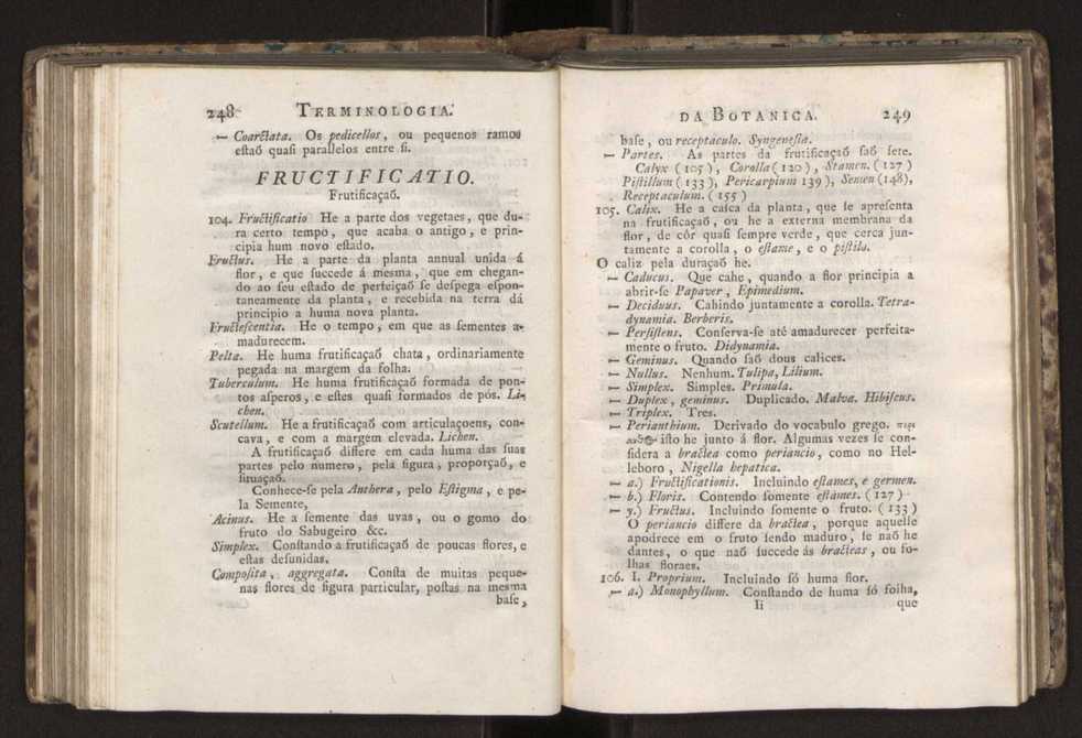 Diccionario dos termos technicos de historia natural extrahidos das obras de Linno ...:Memoria sobre a utilidade dos jardins botanicos 148