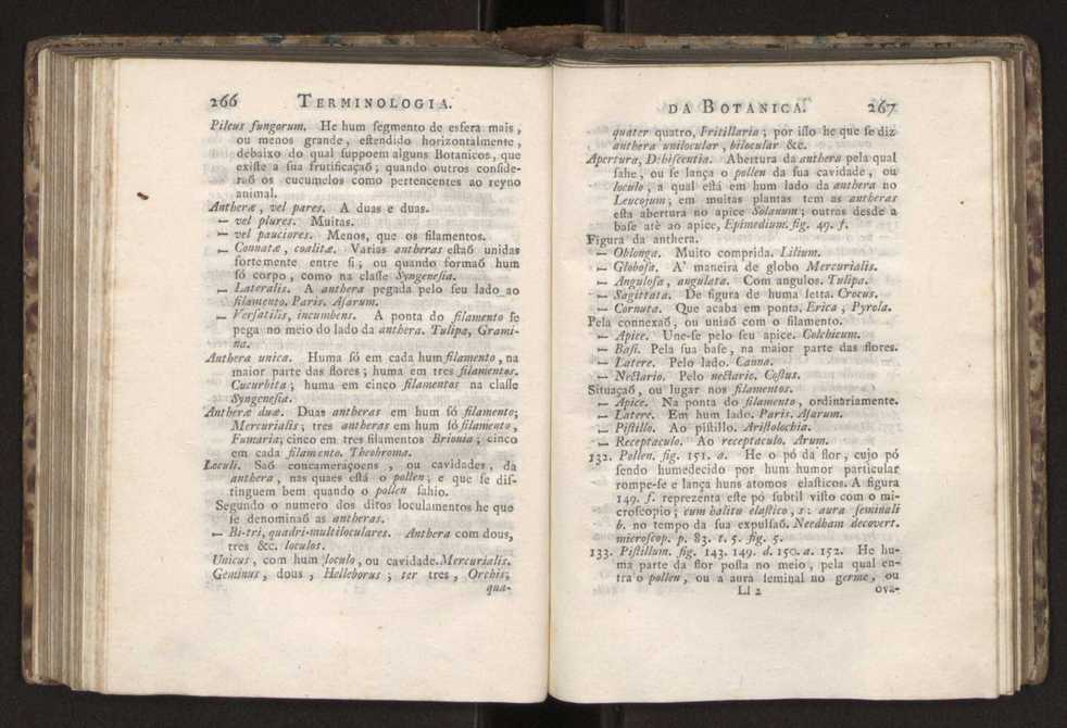 Diccionario dos termos technicos de historia natural extrahidos das obras de Linno ...:Memoria sobre a utilidade dos jardins botanicos 157