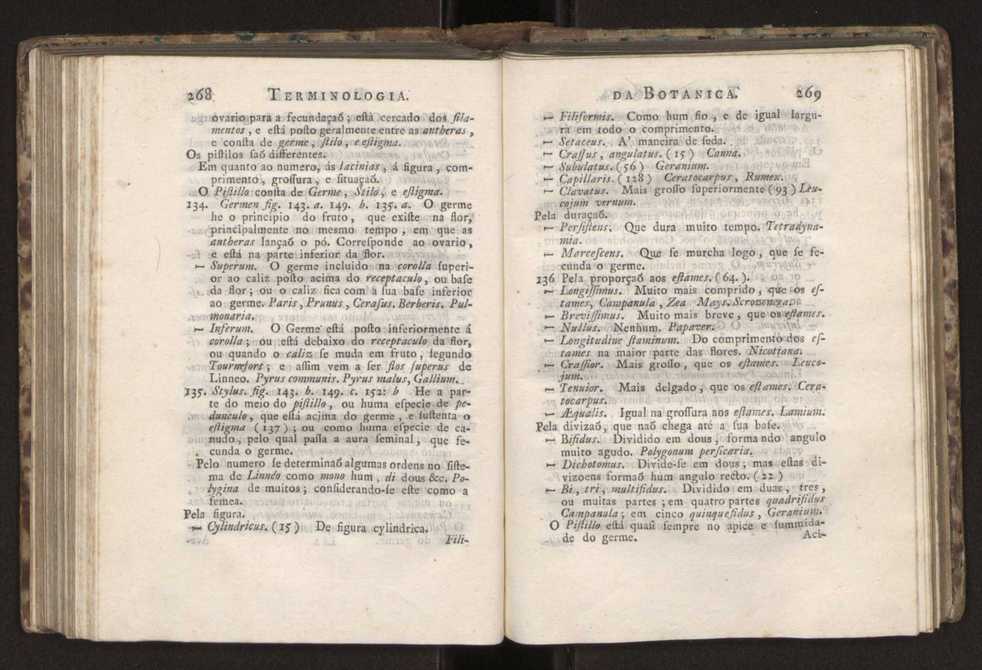 Diccionario dos termos technicos de historia natural extrahidos das obras de Linno ...:Memoria sobre a utilidade dos jardins botanicos 158