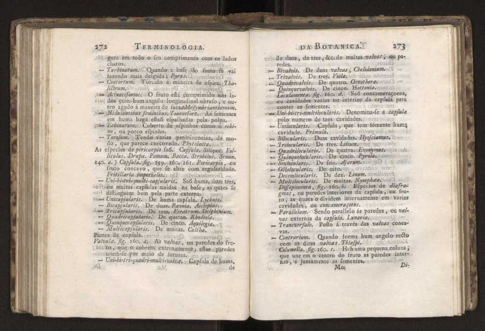 Diccionario dos termos technicos de historia natural extrahidos das obras de Linno ...:Memoria sobre a utilidade dos jardins botanicos 160
