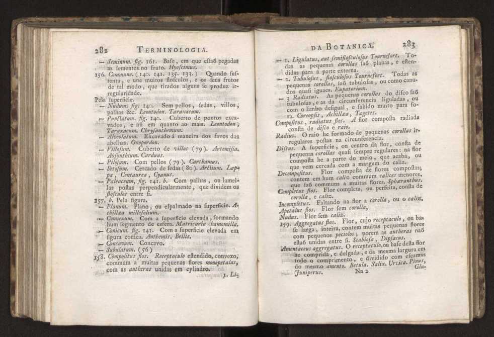 Diccionario dos termos technicos de historia natural extrahidos das obras de Linno ...:Memoria sobre a utilidade dos jardins botanicos 165