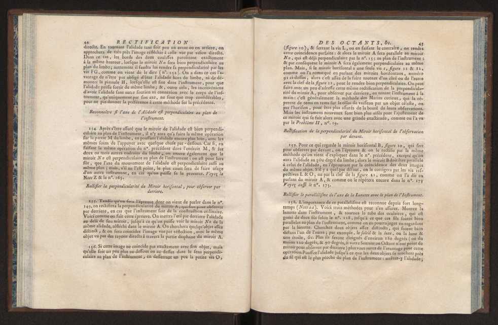 Description des octants et sextants anglois, ou quarts de cercle a reflection, avec la maniere de servir de ces instrumens, pour prendre toutes sortes de distances angulaires, tant sur mer que sur terre : prcde d'un mmoire sur une nouvelle construction de ces instrumens; et suivie d'un appendix, contenant la description et les avantages d'un double-sextant nouveau 33