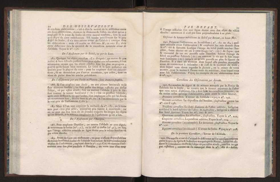 Description des octants et sextants anglois, ou quarts de cercle a reflection, avec la maniere de servir de ces instrumens, pour prendre toutes sortes de distances angulaires, tant sur mer que sur terre : prcde d'un mmoire sur une nouvelle construction de ces instrumens; et suivie d'un appendix, contenant la description et les avantages d'un double-sextant nouveau 38