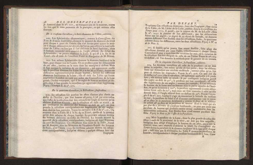 Description des octants et sextants anglois, ou quarts de cercle a reflection, avec la maniere de servir de ces instrumens, pour prendre toutes sortes de distances angulaires, tant sur mer que sur terre : prcde d'un mmoire sur une nouvelle construction de ces instrumens; et suivie d'un appendix, contenant la description et les avantages d'un double-sextant nouveau 40