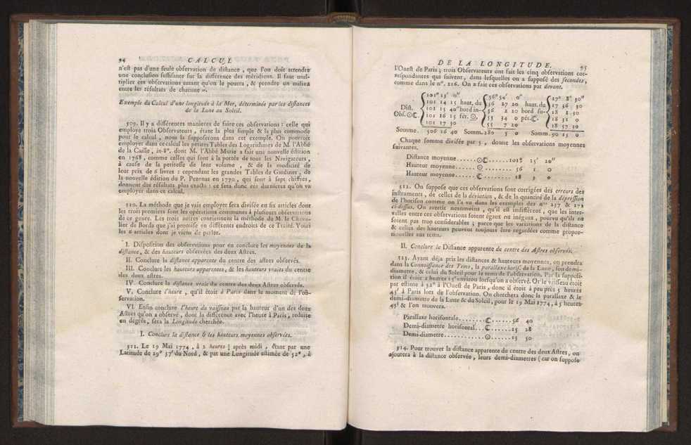 Description des octants et sextants anglois, ou quarts de cercle a reflection, avec la maniere de servir de ces instrumens, pour prendre toutes sortes de distances angulaires, tant sur mer que sur terre : prcde d'un mmoire sur une nouvelle construction de ces instrumens; et suivie d'un appendix, contenant la description et les avantages d'un double-sextant nouveau 56