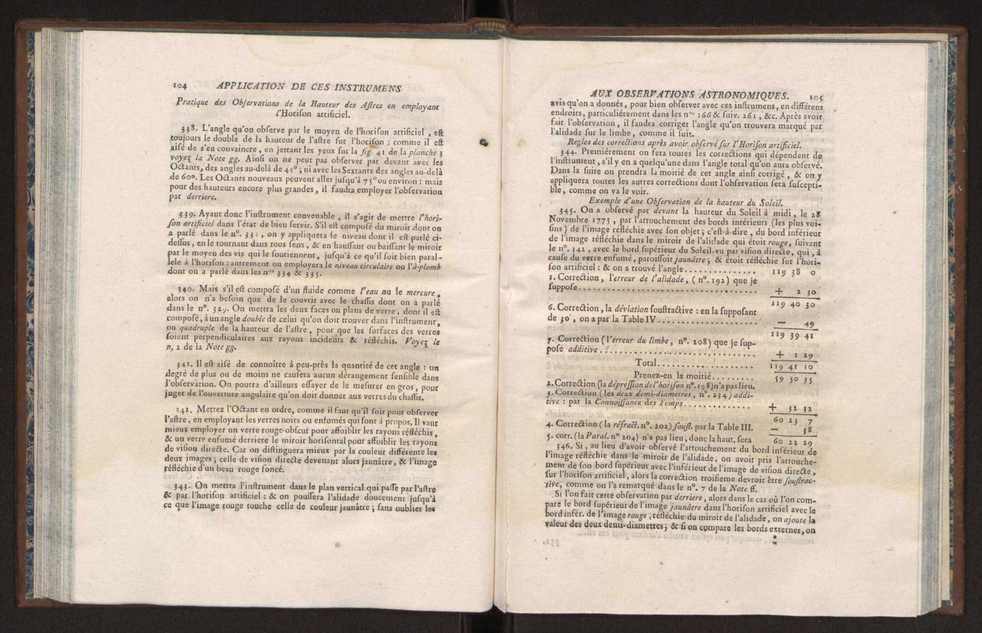 Description des octants et sextants anglois, ou quarts de cercle a reflection, avec la maniere de servir de ces instrumens, pour prendre toutes sortes de distances angulaires, tant sur mer que sur terre : prcde d'un mmoire sur une nouvelle construction de ces instrumens; et suivie d'un appendix, contenant la description et les avantages d'un double-sextant nouveau 61