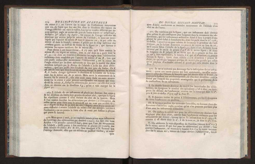 Description des octants et sextants anglois, ou quarts de cercle a reflection, avec la maniere de servir de ces instrumens, pour prendre toutes sortes de distances angulaires, tant sur mer que sur terre : prcde d'un mmoire sur une nouvelle construction de ces instrumens; et suivie d'un appendix, contenant la description et les avantages d'un double-sextant nouveau 66