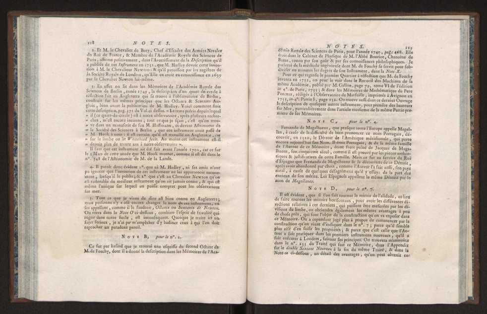 Description des octants et sextants anglois, ou quarts de cercle a reflection, avec la maniere de servir de ces instrumens, pour prendre toutes sortes de distances angulaires, tant sur mer que sur terre : prcde d'un mmoire sur une nouvelle construction de ces instrumens; et suivie d'un appendix, contenant la description et les avantages d'un double-sextant nouveau 68