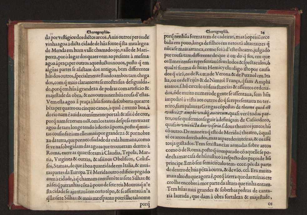 Chorographia de alguns lugares que stam em hum caminho que fez Gaspar Barreiros  anno de MDXXXXVJ comeado na cidade de Badajoz em Castella te  de Milam em Italia ; co algu[m]as outras obras cujo catalogo vai scripto com os nomes dos dictos lugares na folha seguinte 37