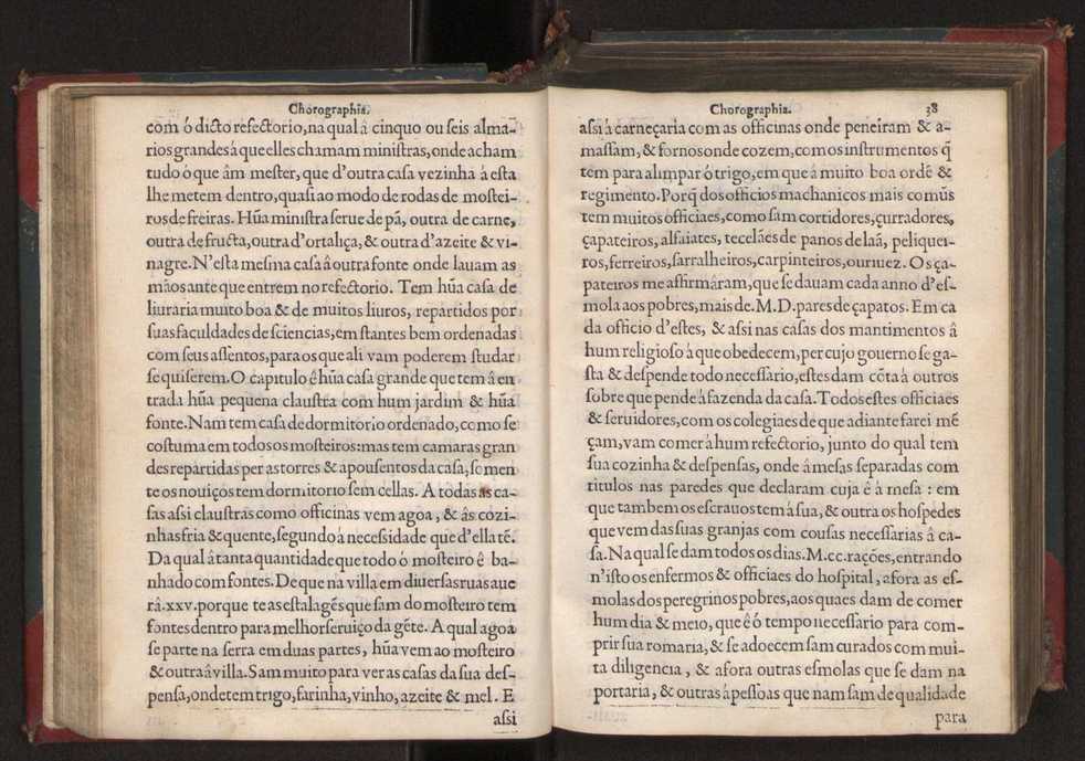 Chorographia de alguns lugares que stam em hum caminho que fez Gaspar Barreiros  anno de MDXXXXVJ comeado na cidade de Badajoz em Castella te  de Milam em Italia ; co algu[m]as outras obras cujo catalogo vai scripto com os nomes dos dictos lugares na folha seguinte 51