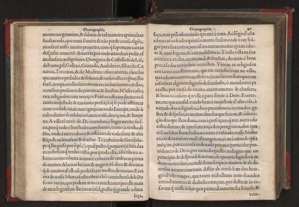 Chorographia de alguns lugares que stam em hum caminho que fez Gaspar Barreiros  anno de MDXXXXVJ comeado na cidade de Badajoz em Castella te  de Milam em Italia ; co algu[m]as outras obras cujo catalogo vai scripto com os nomes dos dictos lugares na folha seguinte 53