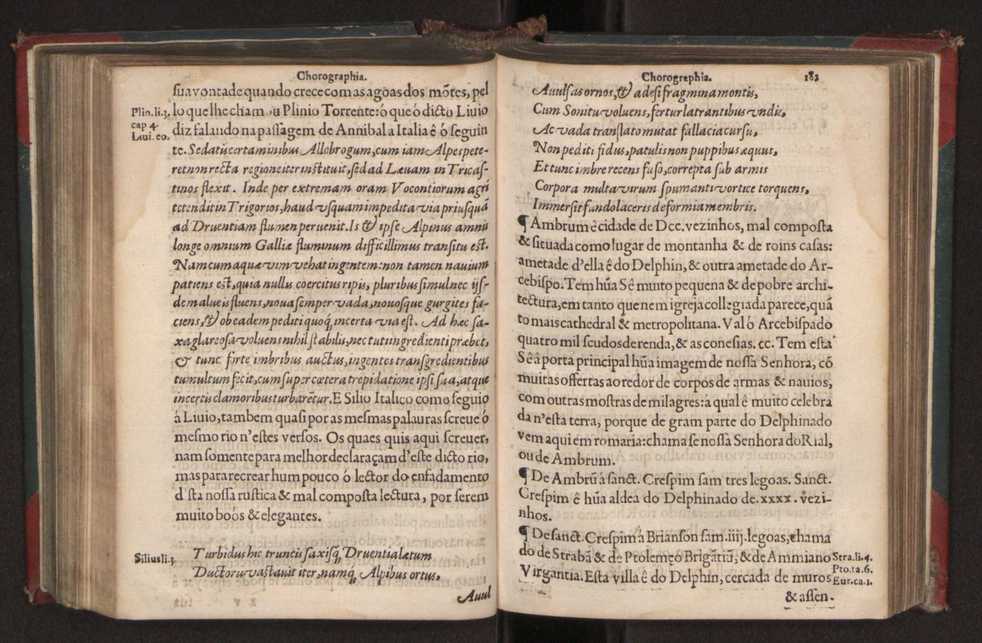 Chorographia de alguns lugares que stam em hum caminho que fez Gaspar Barreiros  anno de MDXXXXVJ comeado na cidade de Badajoz em Castella te  de Milam em Italia ; co algu[m]as outras obras cujo catalogo vai scripto com os nomes dos dictos lugares na folha seguinte 193