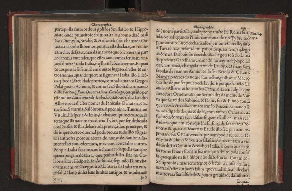 Chorographia de alguns lugares que stam em hum caminho que fez Gaspar Barreiros  anno de MDXXXXVJ comeado na cidade de Badajoz em Castella te  de Milam em Italia ; co algu[m]as outras obras cujo catalogo vai scripto com os nomes dos dictos lugares na folha seguinte 210