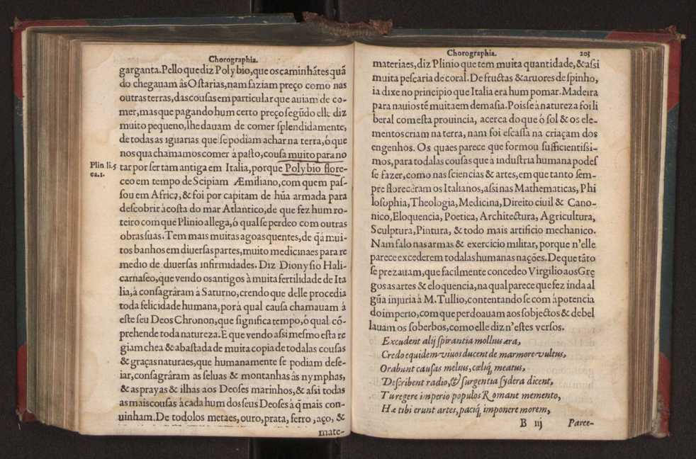 Chorographia de alguns lugares que stam em hum caminho que fez Gaspar Barreiros  anno de MDXXXXVJ comeado na cidade de Badajoz em Castella te  de Milam em Italia ; co algu[m]as outras obras cujo catalogo vai scripto com os nomes dos dictos lugares na folha seguinte 214