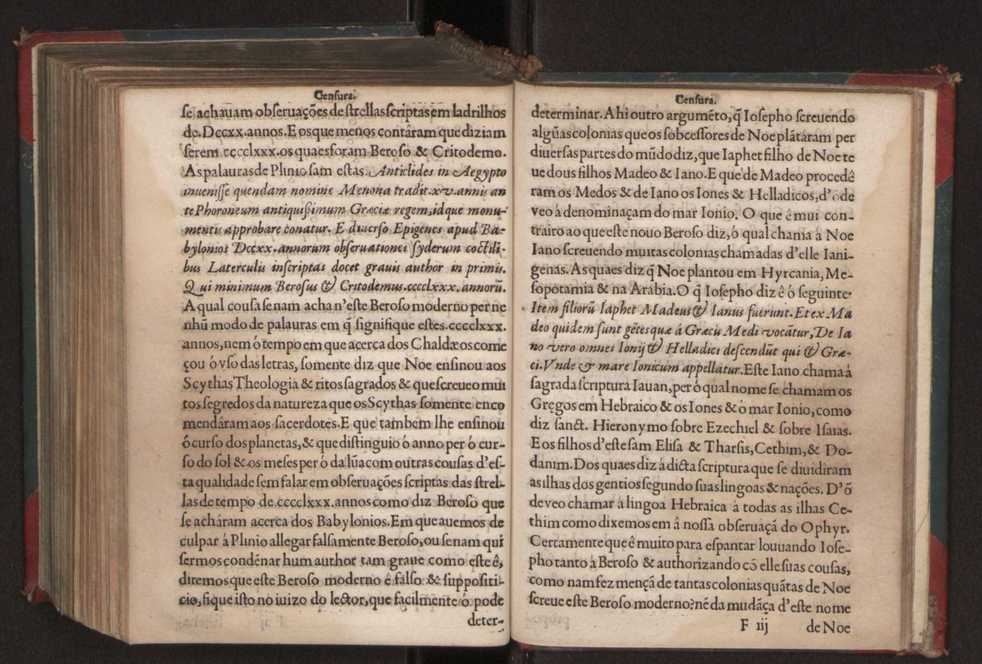 Censuras de Gaspar Barreiros sobre quatro livros intitulados em M. Portio Catam De Originibus, em Beroso Chaldaeo, em Manethon Aegyptio & em Q. Fabio Pictor Romano 31