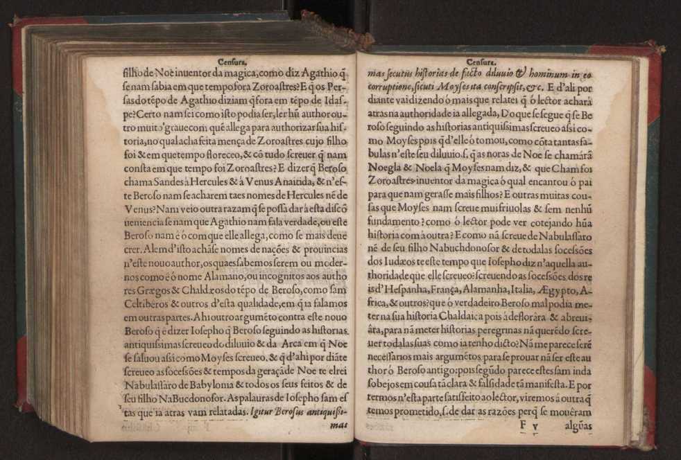 Censuras de Gaspar Barreiros sobre quatro livros intitulados em M. Portio Catam De Originibus, em Beroso Chaldaeo, em Manethon Aegyptio & em Q. Fabio Pictor Romano 33