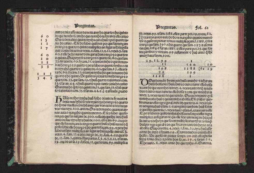 Tratado da pratica darismetyca ordenada per Gaspar Nycolas e empremida com previlegio del rey nosso senhor 67