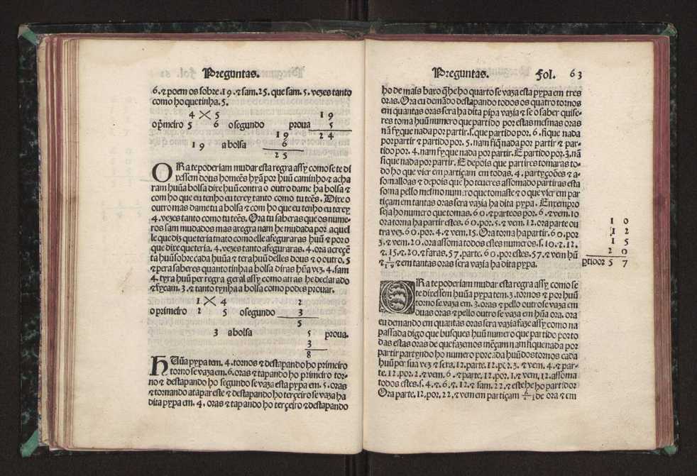 Tratado da pratica darismetyca ordenada per Gaspar Nycolas e empremida com previlegio del rey nosso senhor 68