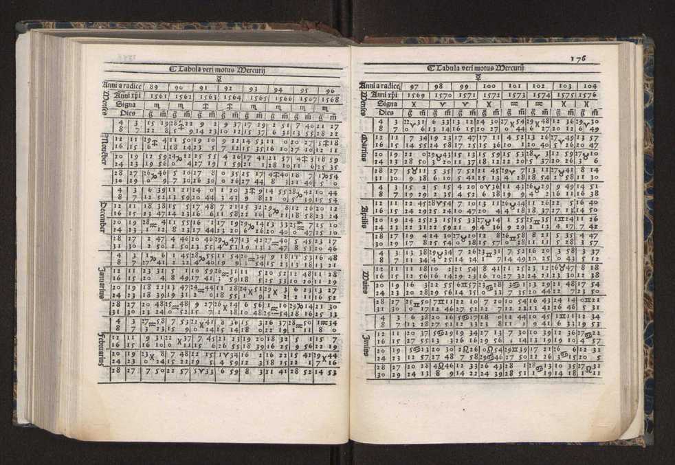 [Almanach perpetuum sive tacuinus, Ephemerides z diarium Abrami zacutti hebrei. Theoremata autem Joannis Michaelis germani ...] 169