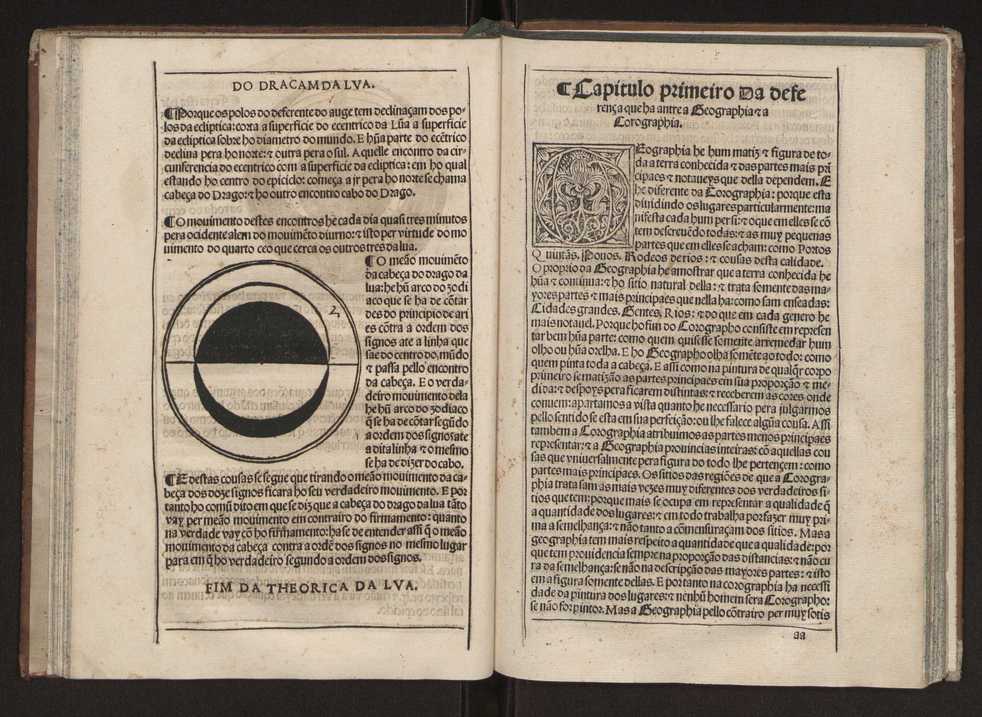 Tratado da sphera com a Theorica do Sol e da Lua e ho primeiro liuro da Geographia de Claudio Ptolomeo Alexa[n]drino. Tirados nouamente de latim em lingoagem pello Doutor Pero Nunez cosmographo del Rey Do[m] Ioo ho terceyro deste nome nosso Senhor. E acrece[n]tados de muitas annotaes e figuras per que mays facilmente se podem entender ...Tratado da esfera 34