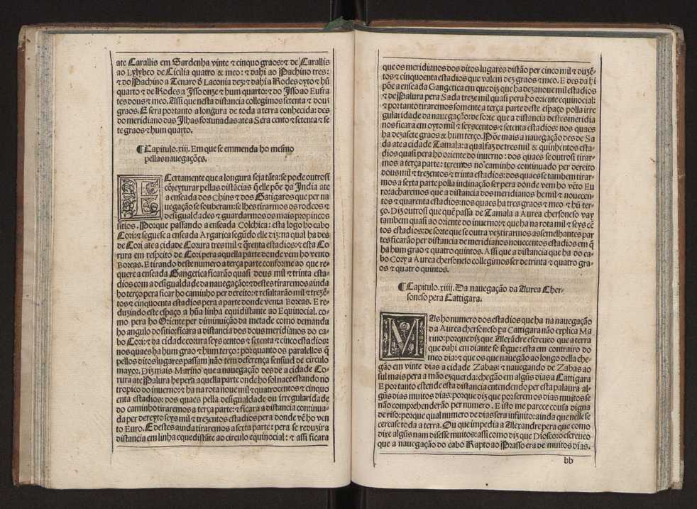 Tratado da sphera com a Theorica do Sol e da Lua e ho primeiro liuro da Geographia de Claudio Ptolomeo Alexa[n]drino. Tirados nouamente de latim em lingoagem pello Doutor Pero Nunez cosmographo del Rey Do[m] Ioo ho terceyro deste nome nosso Senhor. E acrece[n]tados de muitas annotaes e figuras per que mays facilmente se podem entender ...Tratado da esfera 42