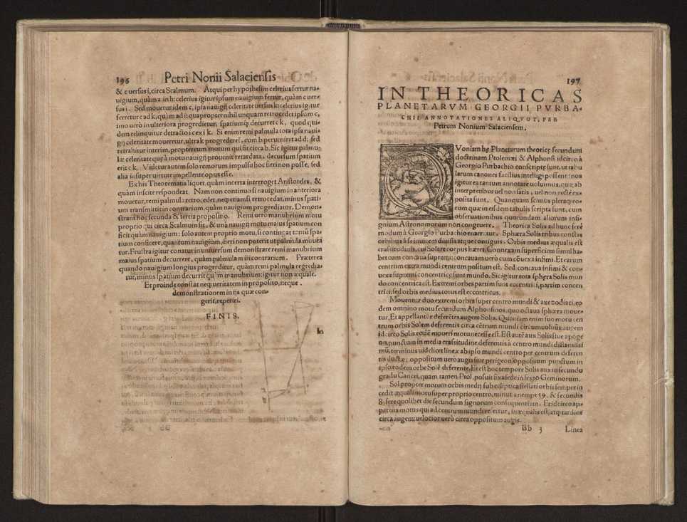 Petri Nonii Salaciensis opera, quae complectuntur, primum, duos libros, in quorum priore tractantur pulcherrima problemata. In altero traduntur ex mathematicis disciplinis regul & instrumenta artis navigandi, quibus varia rerum astronomicarum book.html fico.html listagens wwwbook1~ circa coelestium corporum motus explorare possumus. Deinde, annotationes in Aristotelis problema mechanicum de motu navigii ex remis. Postremo, annotationes in planetarum theoricus Georgii Pvrbachii, quibus multa hactenus perperam intellecta, ab allisq[ue]; praeterita exponuntur. Quae quemadmodum mole exigua viduntur, ita virtute ingentia, lector candide, intelliges 107